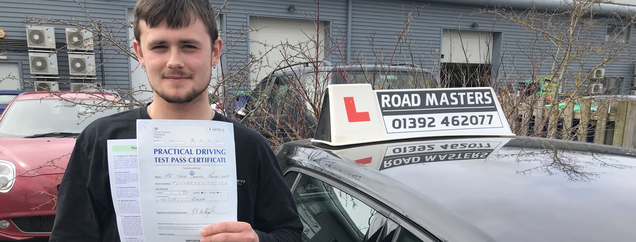 Driving lessons Exeter from less than £40/hr*