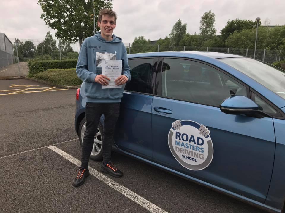 Bradley passed driving test