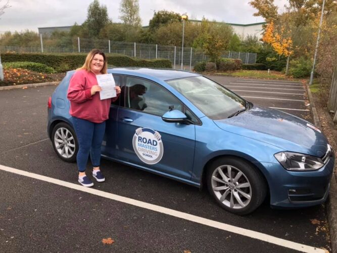 Steph passed first time