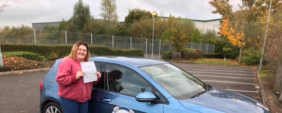 Steph passed first time