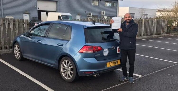 Rish passed first time