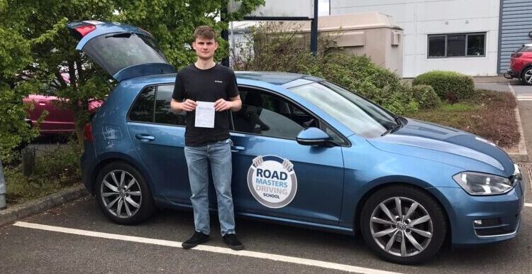 Oliver passed his driving test