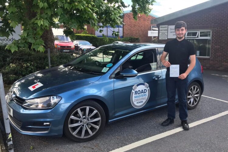Harry Harris passed his driving test