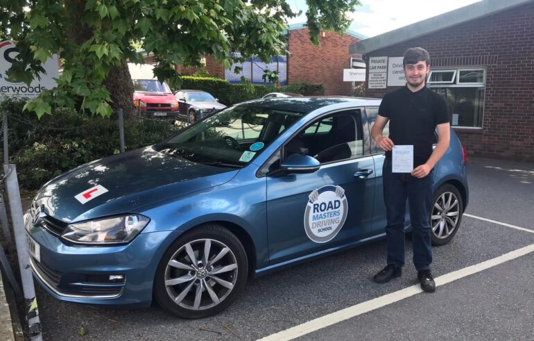 Harry Harris passed his driving test