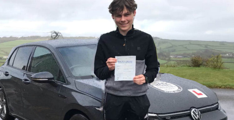Sam passed his driving test