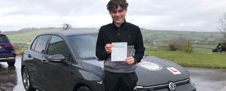 Sam passed his driving test