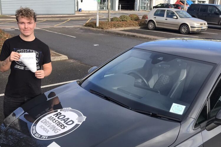 Jake passed his driving test
